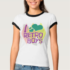 Retro Jongens Schattige  Esthetisch T-shirt