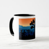 Retro Joshua Tree National Park Desert Camping Mok (Voorkant links)