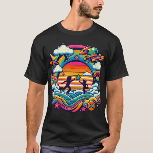 Retro Joy T-Shirt Design (Voorkant)
