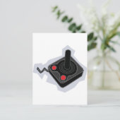 Retro Joystick - Video games Gamer PC Briefkaart (Staand voorkant)