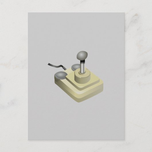 Retro Joysticks Briefkaart (Voorkant)