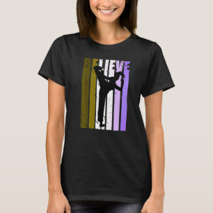 Retro Judo Girls Womens Karate Judo Birthday Compe T-shirt