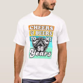 Retro juichen en bieren t-shirt (Voorkant)