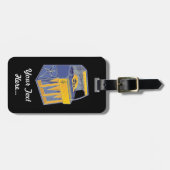 Retro Jukebox Bagagelabel (Voorkant horizontaal)