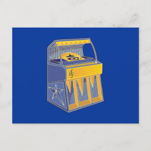 Retro Jukebox Briefkaart