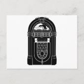 Retro Jukebox Briefkaart (Voorkant)