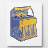 Retro Jukebox Fotoplaat (Voorkant)