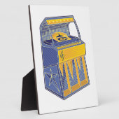 Retro Jukebox Fotoplaat (Zijkant)