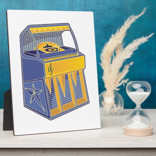 Retro Jukebox Fotoplaat (Zijkant)