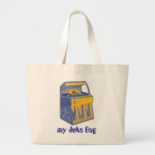 Retro Jukebox Grote Tote Bag