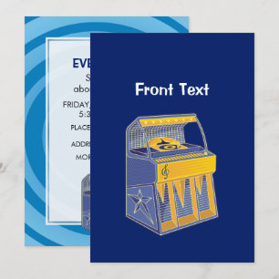 Retro Jukebox Kaart