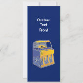 Retro Jukebox Kaart (Voorkant)