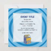 Retro Jukebox Kaart (Achterkant)