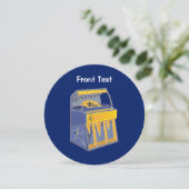 Retro Jukebox Kaart (Staand voorkant)