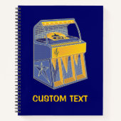 Retro Jukebox Notitieboek (Voorkant)