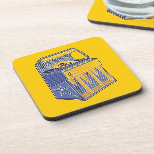 Retro Jukebox Onderzetter (Linkerzijde)