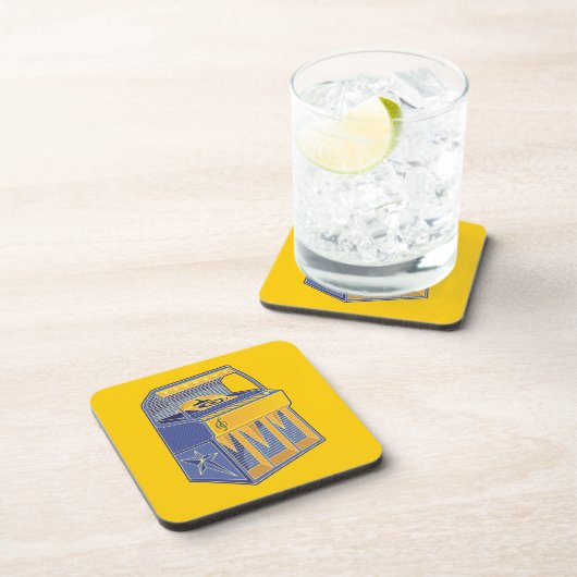 Retro Jukebox Onderzetter (Rechterzijde)