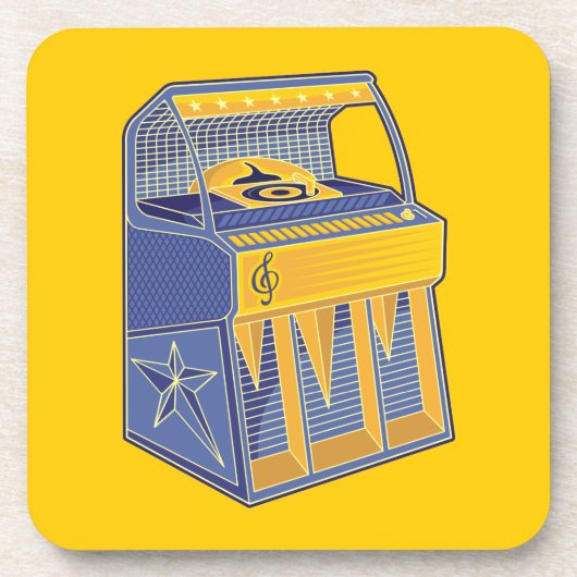 Retro Jukebox Onderzetter (Voorkant)