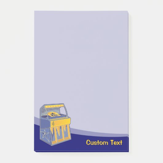 Retro Jukebox Post-it® Notes (Voorkant)