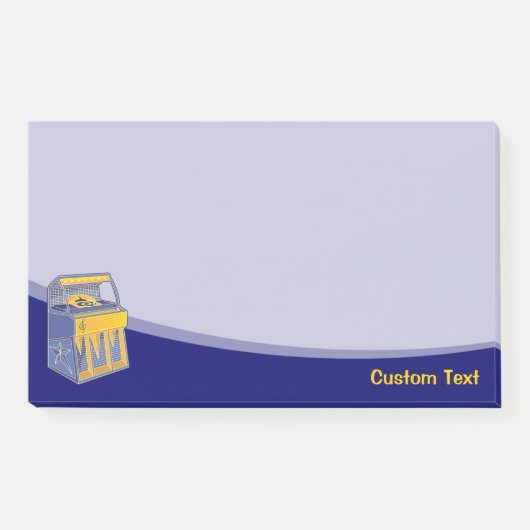 Retro Jukebox Post-it® Notes (Voorkant)