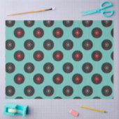 Retro Jukebox Records Patroon Tissuepapier (Craft)