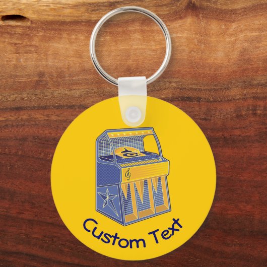 Retro Jukebox Sleutelhanger (Voorkant)