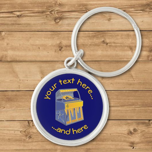 Retro Jukebox Sleutelhanger