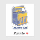 Retro Jukebox Sticker (Vel)