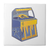 Retro Jukebox Tegeltje (Voorkant)