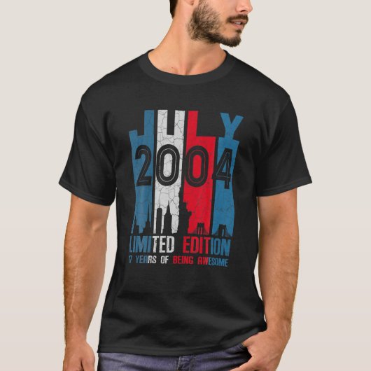 Retro Juli 2004  Uitgave 17 JAAR O T-shirt (Voorkant)