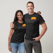 Retro Juneau Alaska Mountain Sunset T-shirt (Unisex)