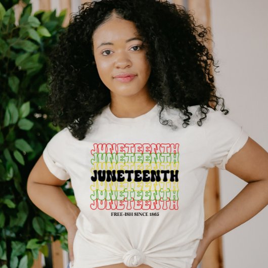 Retro Juneteenth Free-ish from 1865 T-shirt
