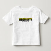 Retro Juneteenth Free-Ish sinds 1865 Kinder Shirts (Voorkant)