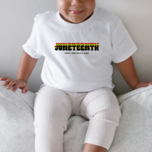 Retro Juneteenth Free-Ish sinds 1865 Kinder Shirts