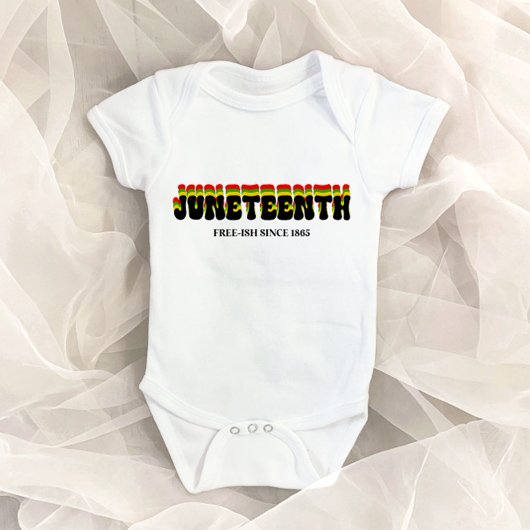 Retro Juneteenth Free-Ish sinds 1865 Romper