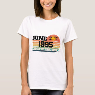 Retro juni 1995 Limited Edition 31e verjaardag T-shirt