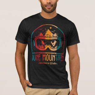 Retro Juni Mountain Ski Avontuur T-shirt