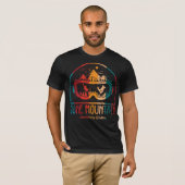 Retro Juni Mountain Ski Avontuur T-shirt (Voorkant volledig)