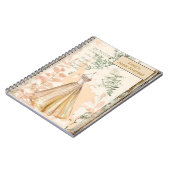 Retro Junk Journal Romantische jurk Notitieboek (Linkerzijde)