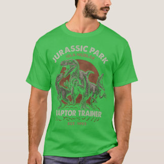 Retro Jurassic Park Raptor Trainer - Isla Nublar - T-shirt