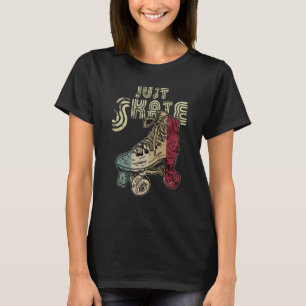 Retro Just Schaats - Rolschaatsen T-shirt