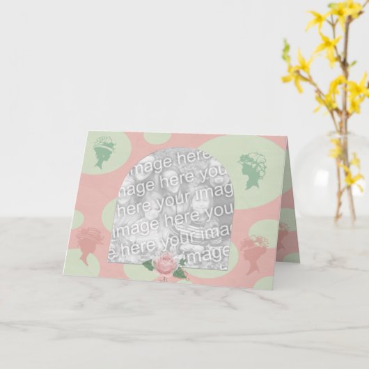 Retro Kaart (Gele Bloem)