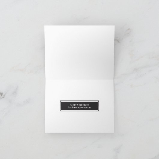 Retro Kaart met 8 bits van de Vakantie van het (Binnen)