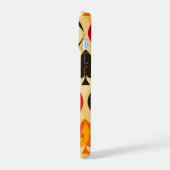 Retro Kaart Suits iPhone 15 Case (Linkerkant)