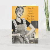 Retro Kaart van de Baan van de Gelukwensen van de (Voorkant)