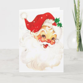 Retro Kaart van de Groeten van Kerstmis van de