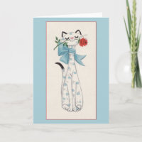 Retro Kaart van de Nota van de Kat