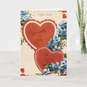 Retro Kaart van de Valentijnsdag (Voorkant)