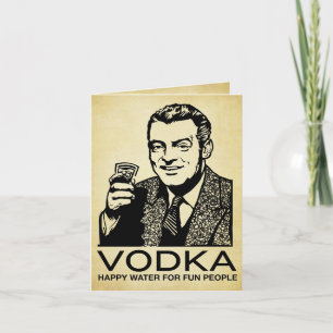 Retro Kaart van de wodka