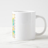 Retro kaart van Europa. Grote Koffiekop (Rechts)